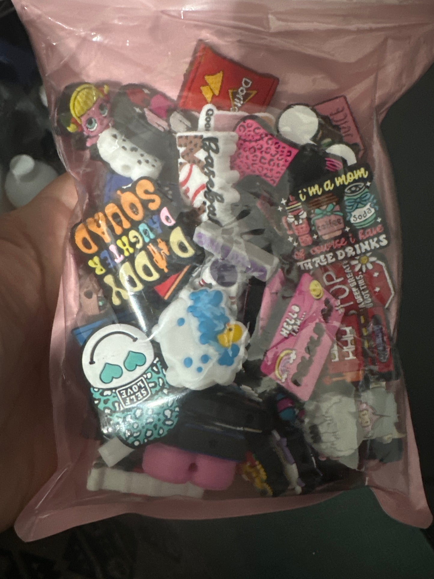 Random pack of 50 plus focal beads