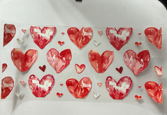 16oz Heart Cup Cup Wrap