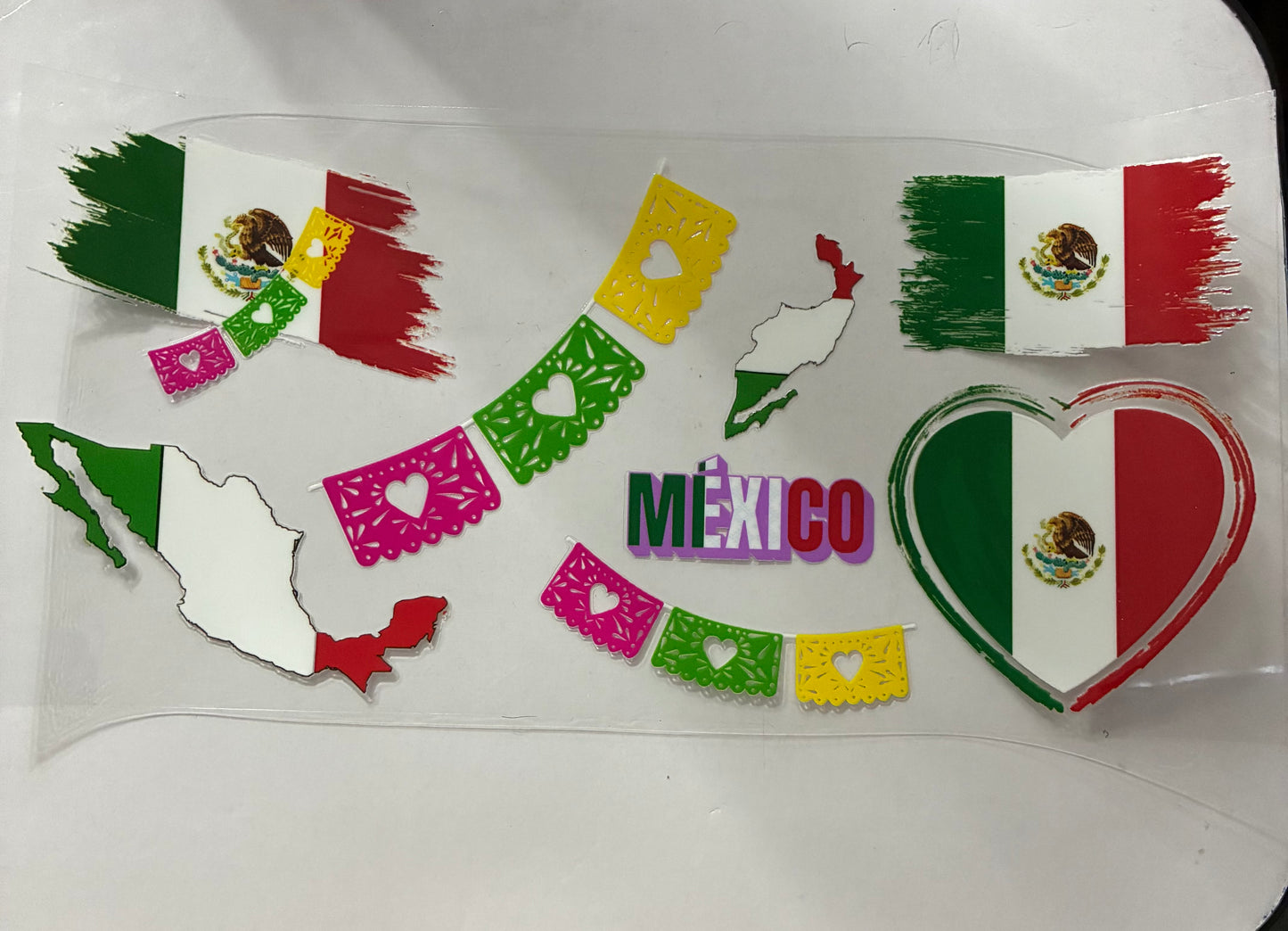 16oz Mexico Cup Wrap