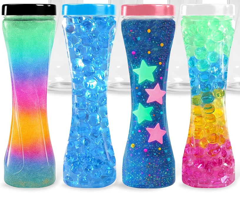 10oz sensory bottles -    “Shake the Magic, Find Your Calm” 
design the bottle and make it your own and filled with sand, glitter, or themed fillers