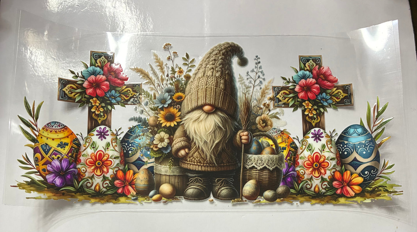 Easter gnome 16 oz cup wrap