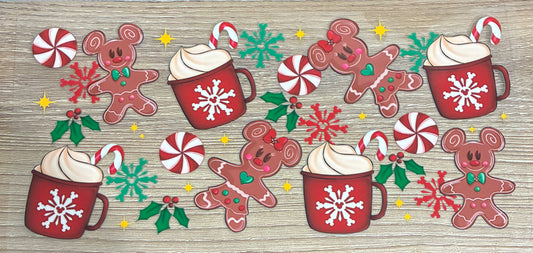 16oz Hot Cocoa Cup Wrap