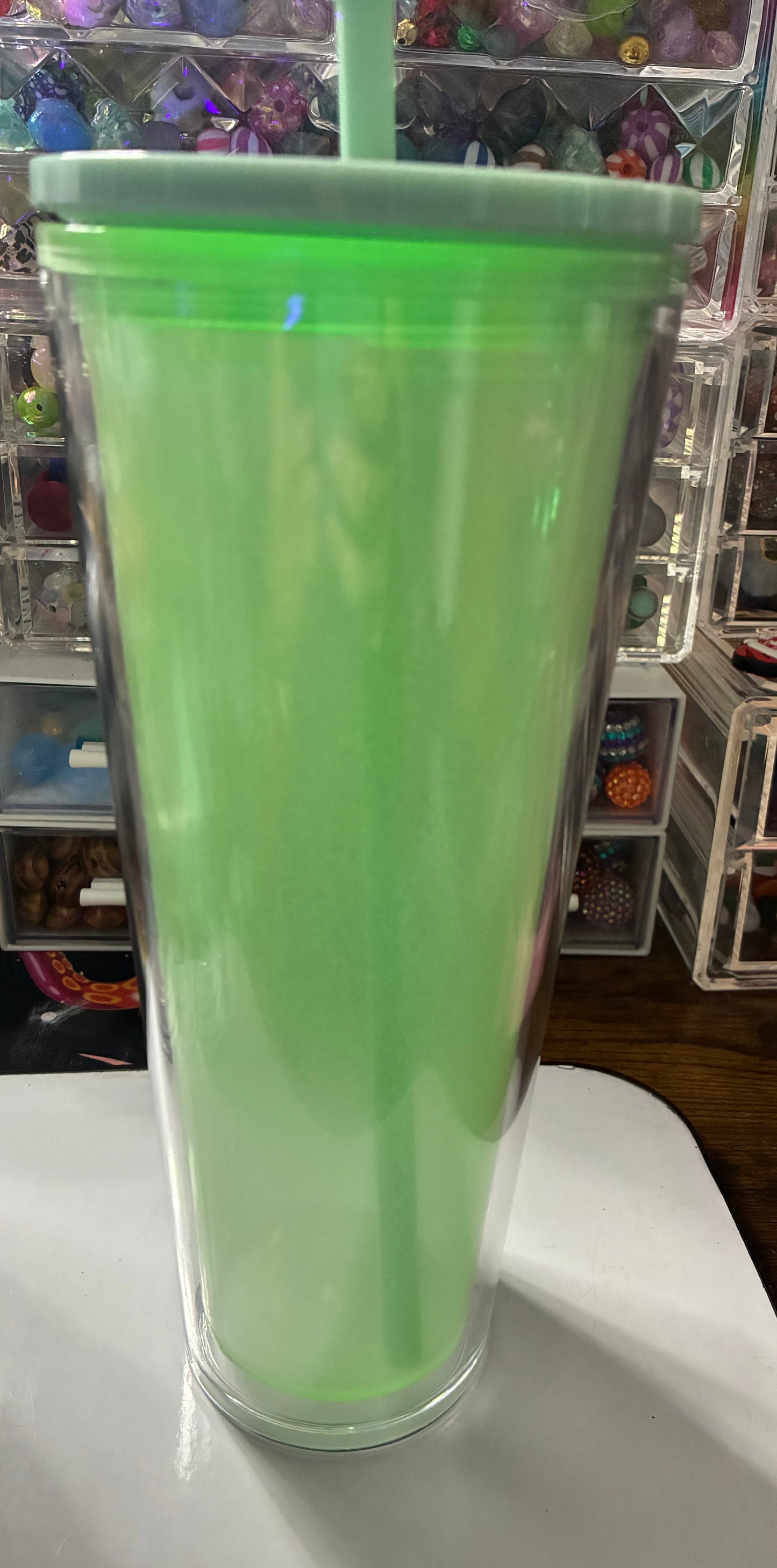 New 24oz glow in the dark snow globe wrap and or decal separately