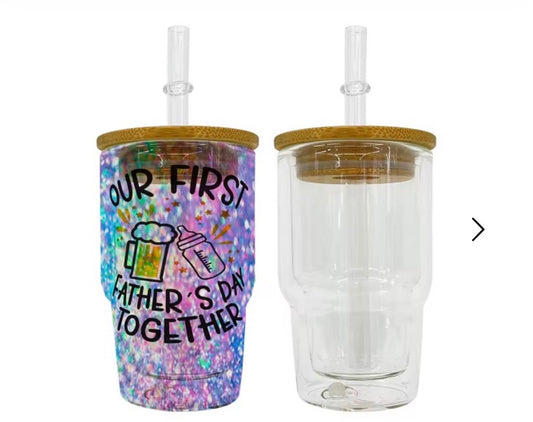 3oz snowglobe shot glass