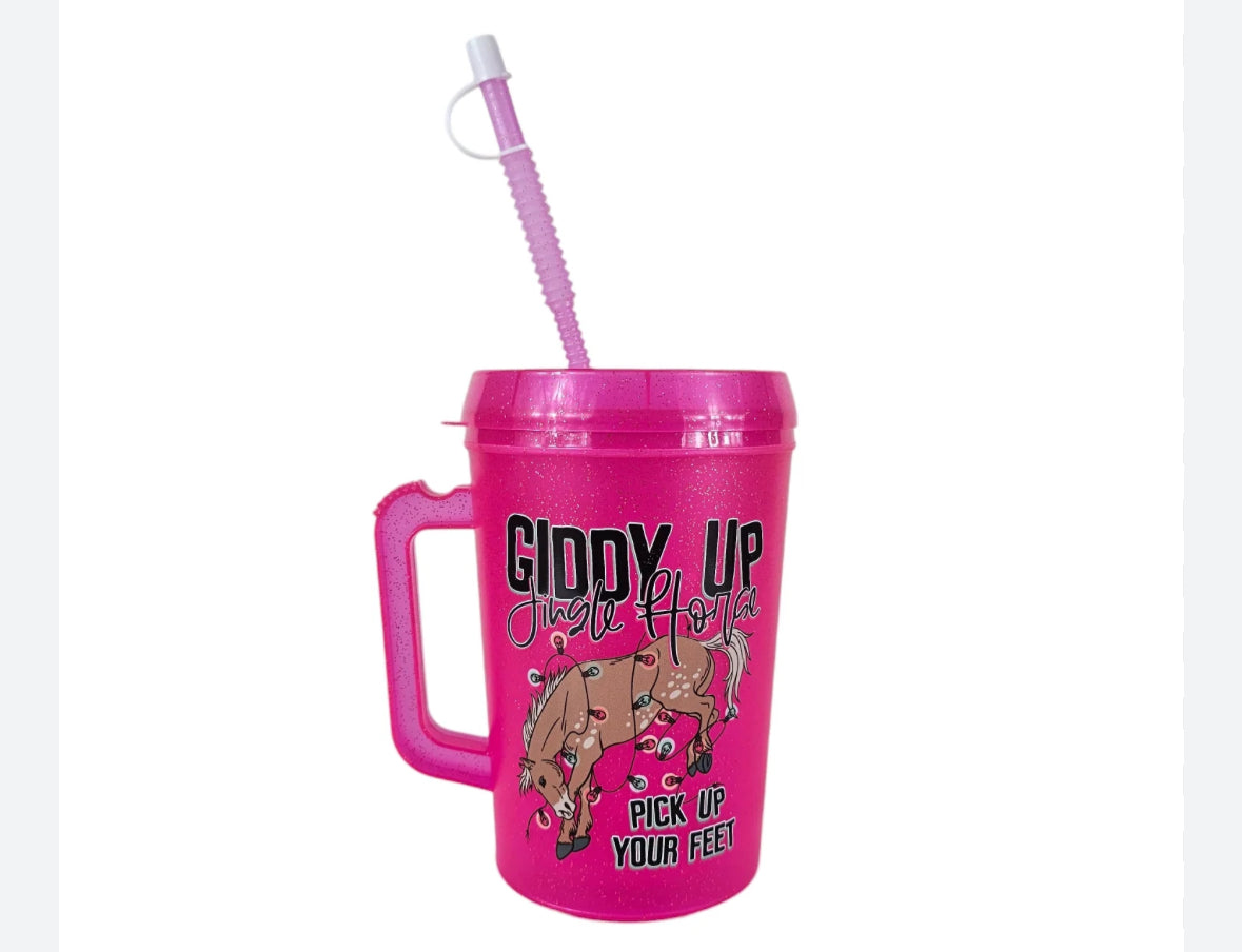 HIP SIPS Mega Trucker Mug 34oz/ Pick wrap/decal separately