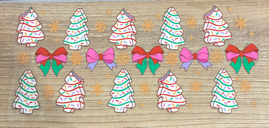 16oz Christmas Tree Cup Wrap