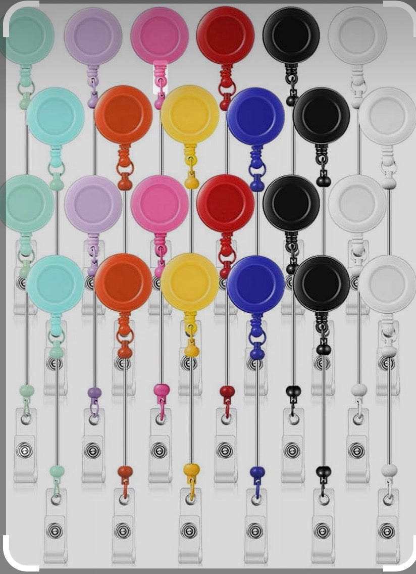Custom Beadable Badge Reels