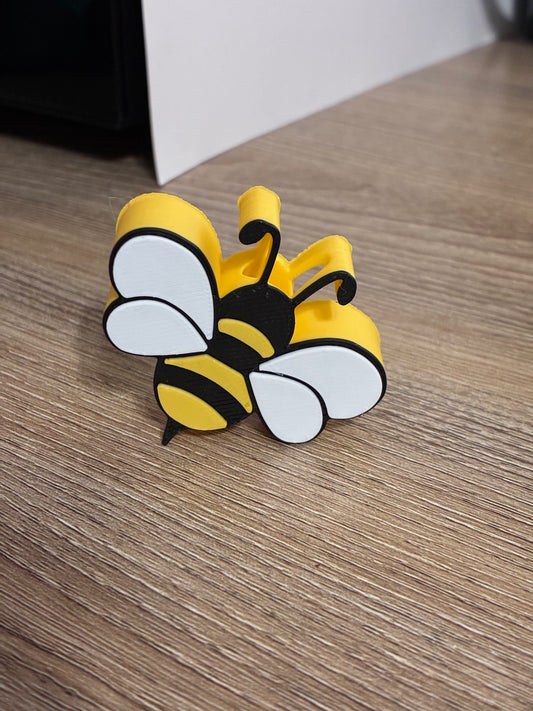 3D straw topper Bee
