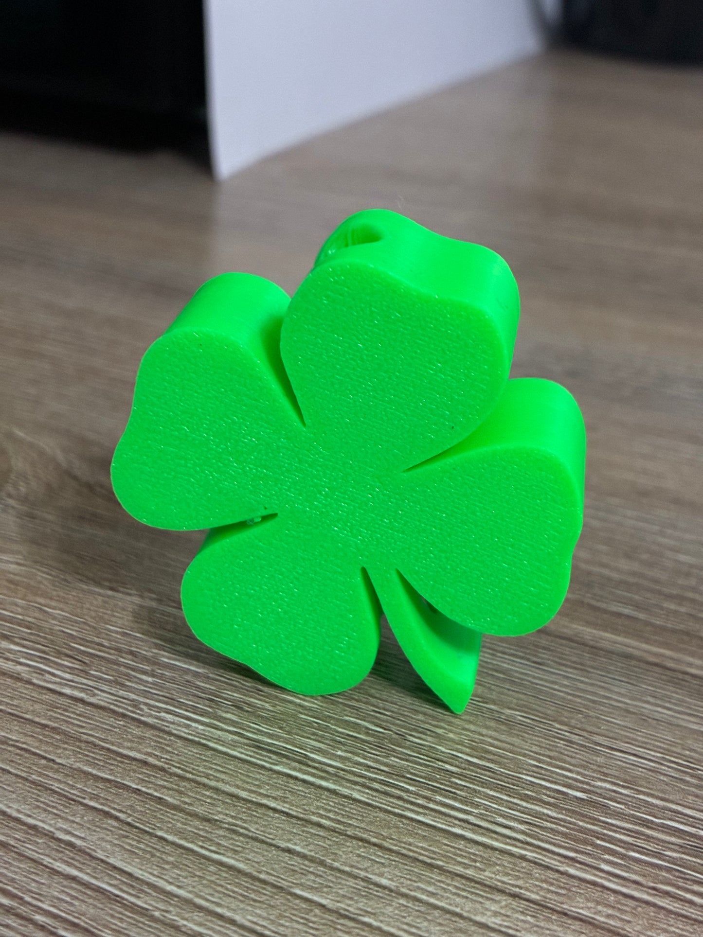 3D Straw Topper- four leaf clover