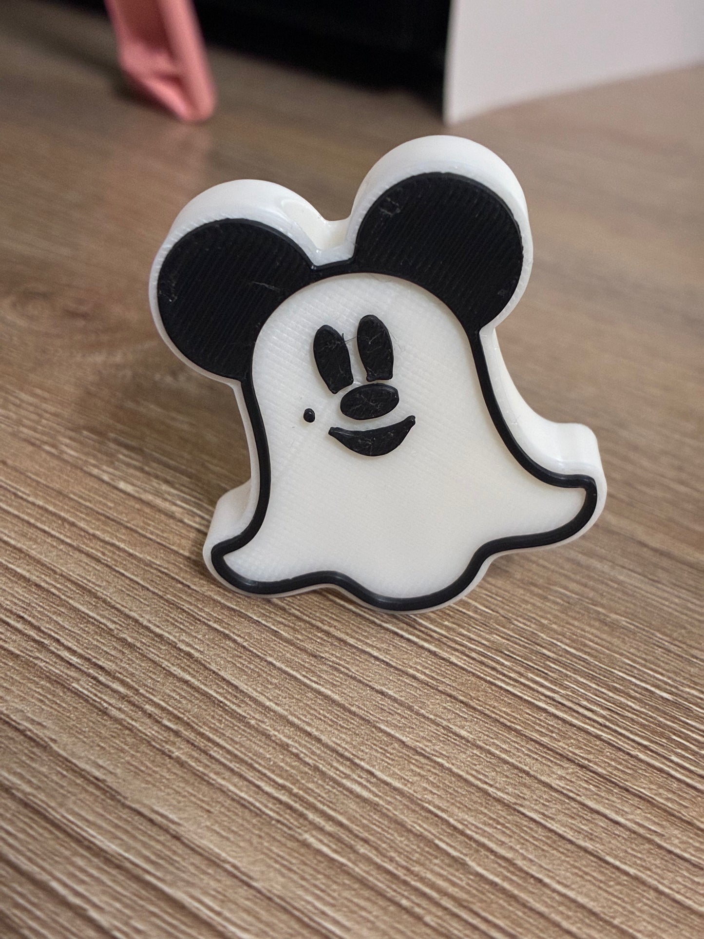 3D straw topper - ghosty