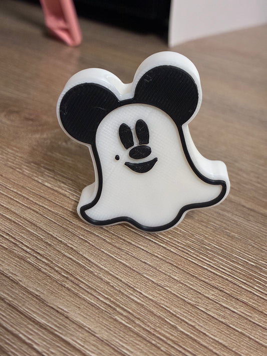 3D straw topper - ghosty