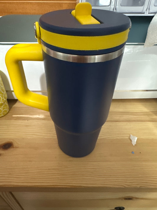 Kids Cup Blue and Yellow
