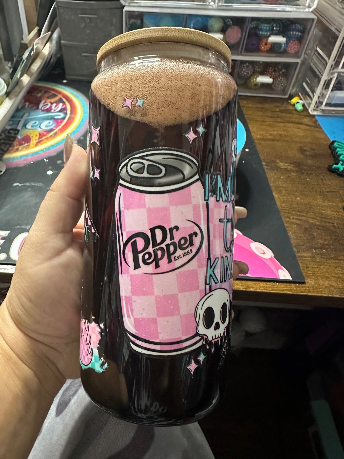 20oz premade soda cup