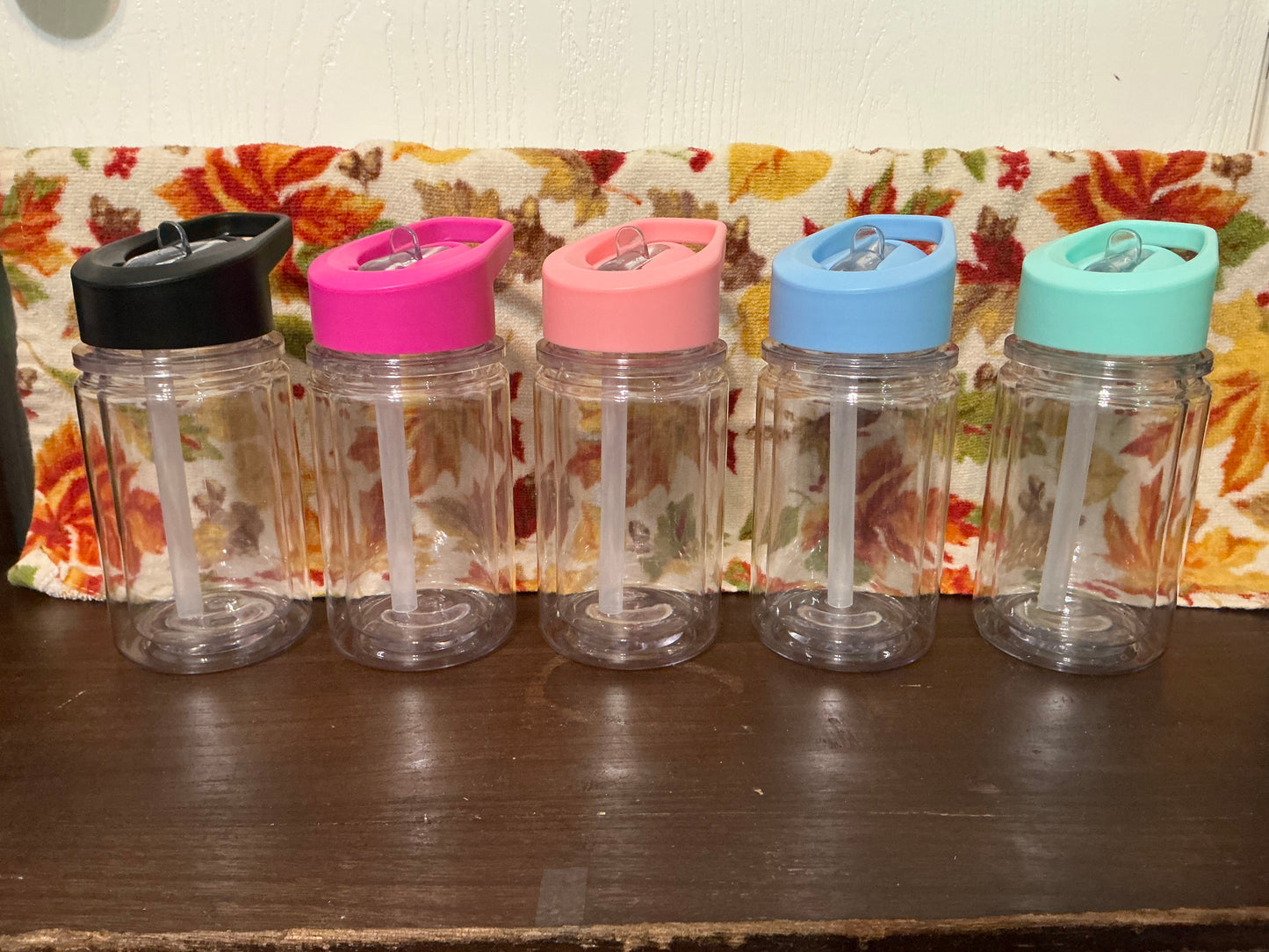 Custom 10oz Plastic Kids Snowglobe Tumbler