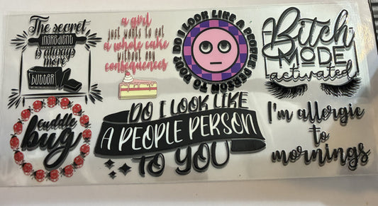 16oz Sarcastic People Person Cup Wrap
