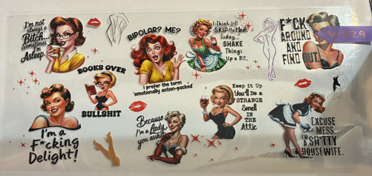 16oz Sarcastic Girl Cup Wrap