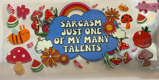 16oz Sarcasm Talents Cup Wrap