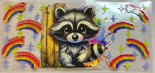 16oz Raccoon Cup Wrap