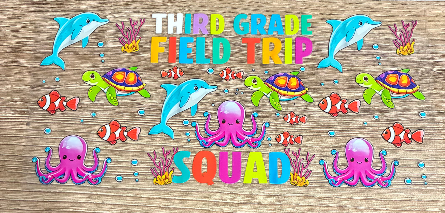 16oz Field Trip Squad Cup Wrap