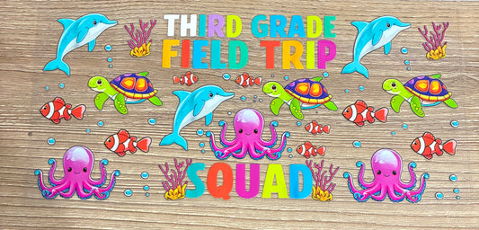 16oz Field Trip Squad Cup Wrap
