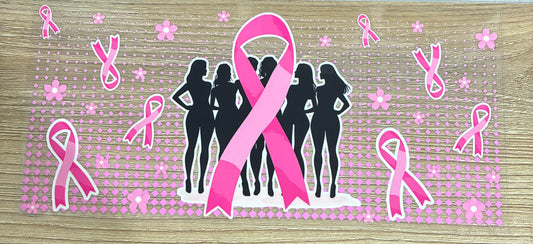 16oz Breast Cancer Awareness Cup Wrap