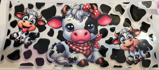 16oz Highland Cow Cup Wrap
