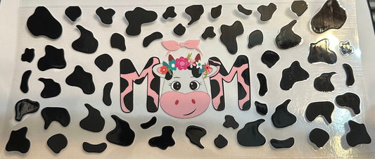 16oz Cow Mom Cup Wrap