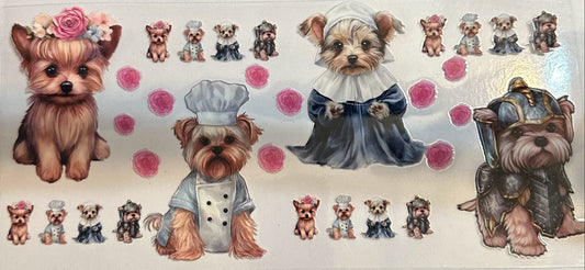 16oz Dog Profession Cup Wrap