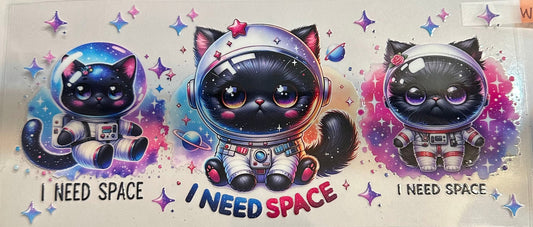 16oz Space Kitty Cup Wrap