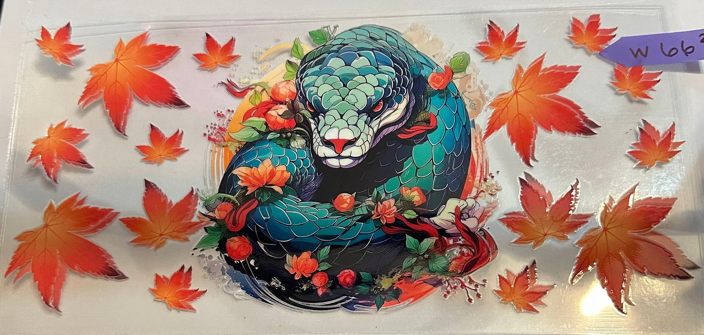 16oz Snake Cup Wrap