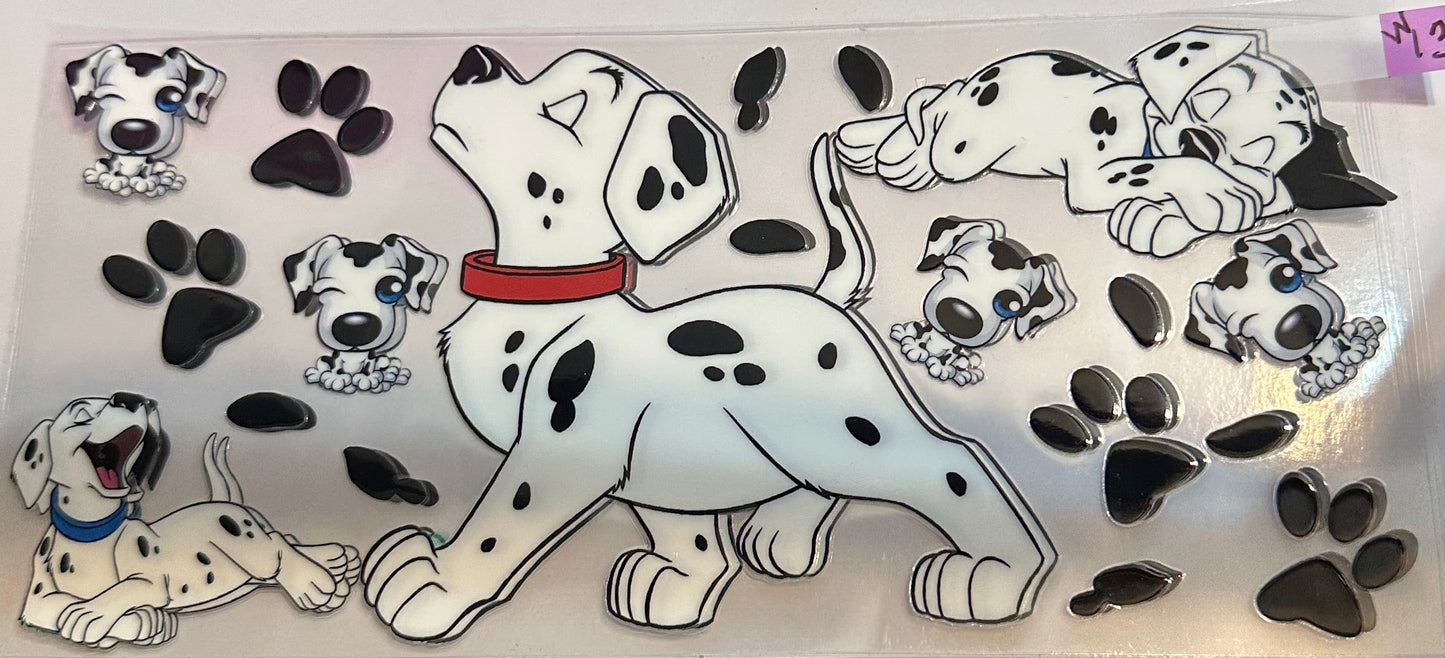 16oz Dalmatian Cup Wrap