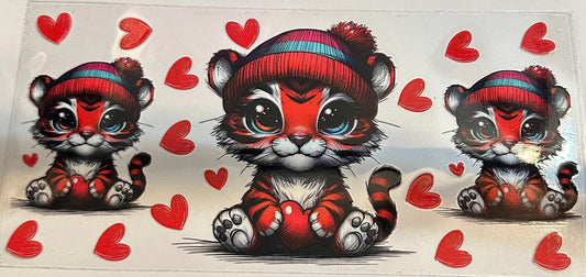 16oz Red Tiger Cup Wrap