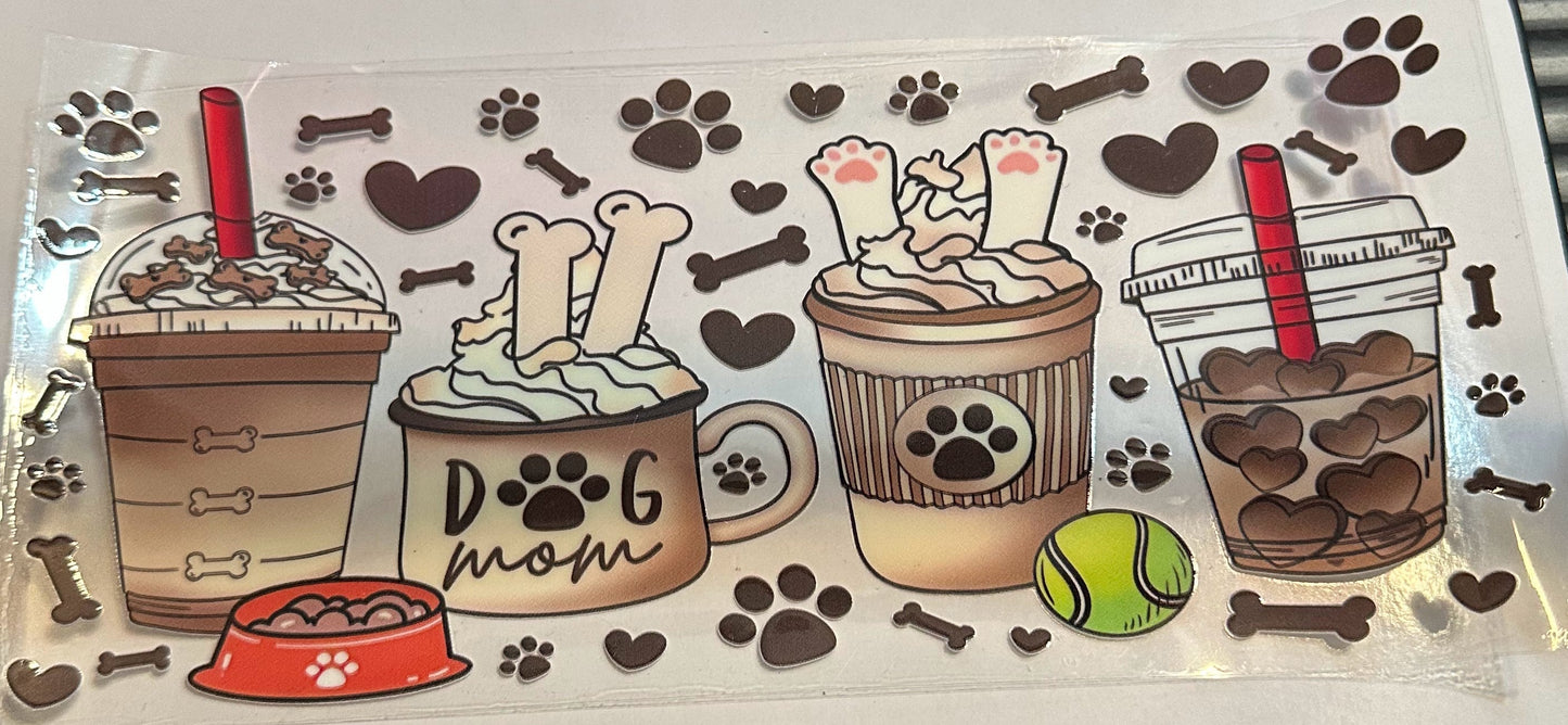 16oz Dog Coffee Cup Wrap