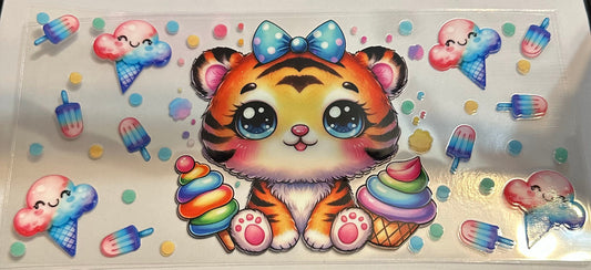 16oz Sweet Tiger Cup Wrap