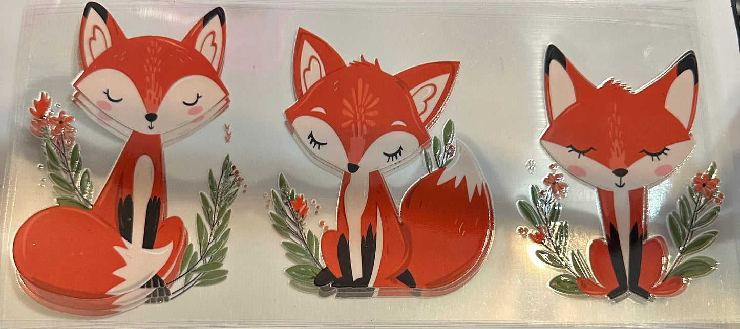 16oz Happy Fox Cup Wrap