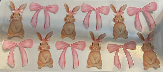 16oz Bow Bunny Cup Wrap