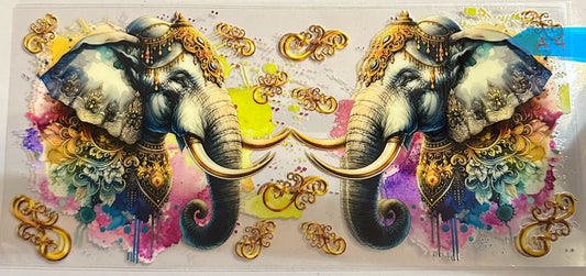 16oz Golden Elephant Cup Wrap