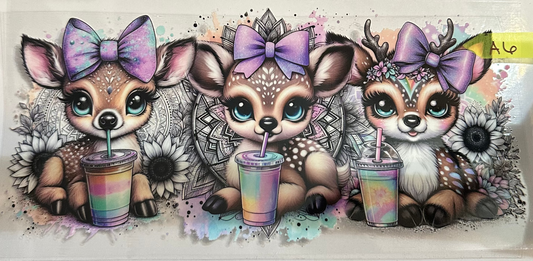 16oz Baby Deer Cup Wrap
