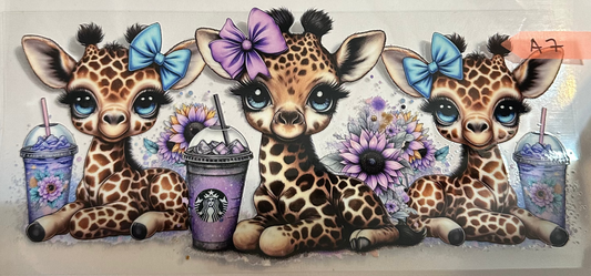 16oz Baby Giraffe Cup Wrap