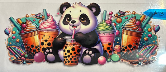 16oz Boba Panda Cup Wrap
