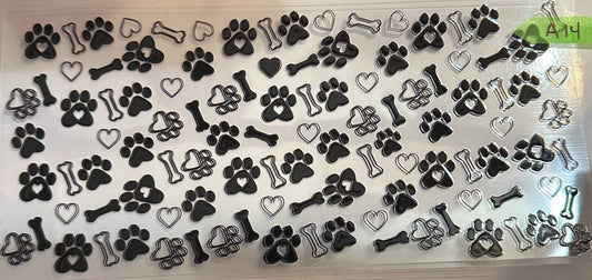 16oz Paw Prints Cup Wrap