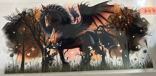 16oz Mystical Horse Cup Wrap