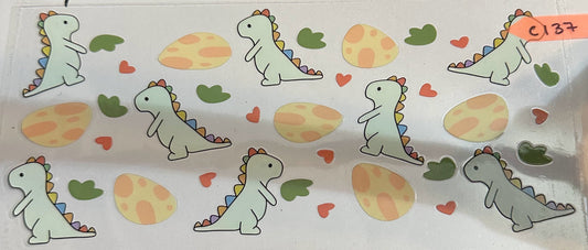 16oz Baby Dinosaur Cup Wrap