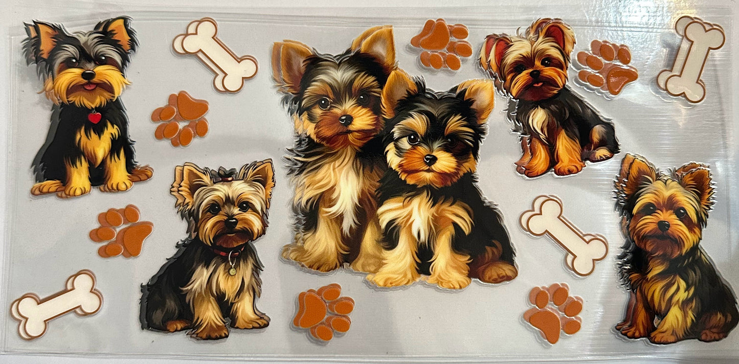 16oz Yorkie Cup Wrap