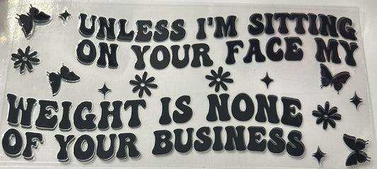 16oz Sitting on Your Face Cup Wrap