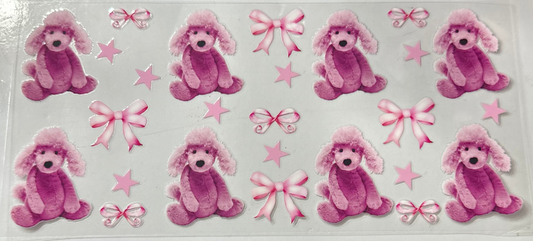 16oz Stuffed Poodle Cup Wrap