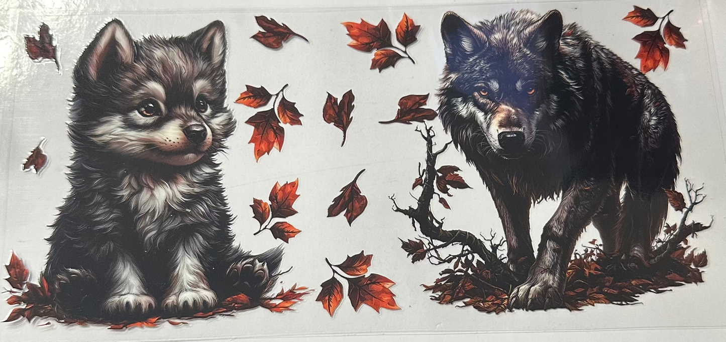 16oz Wolves Cup Wrap