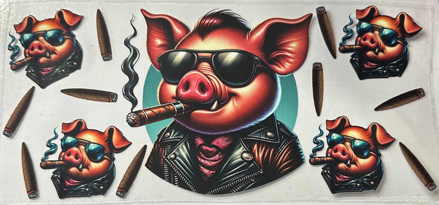 16oz Cigar Pig Cup Wrap
