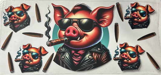 16oz Cigar Pig Cup Wrap