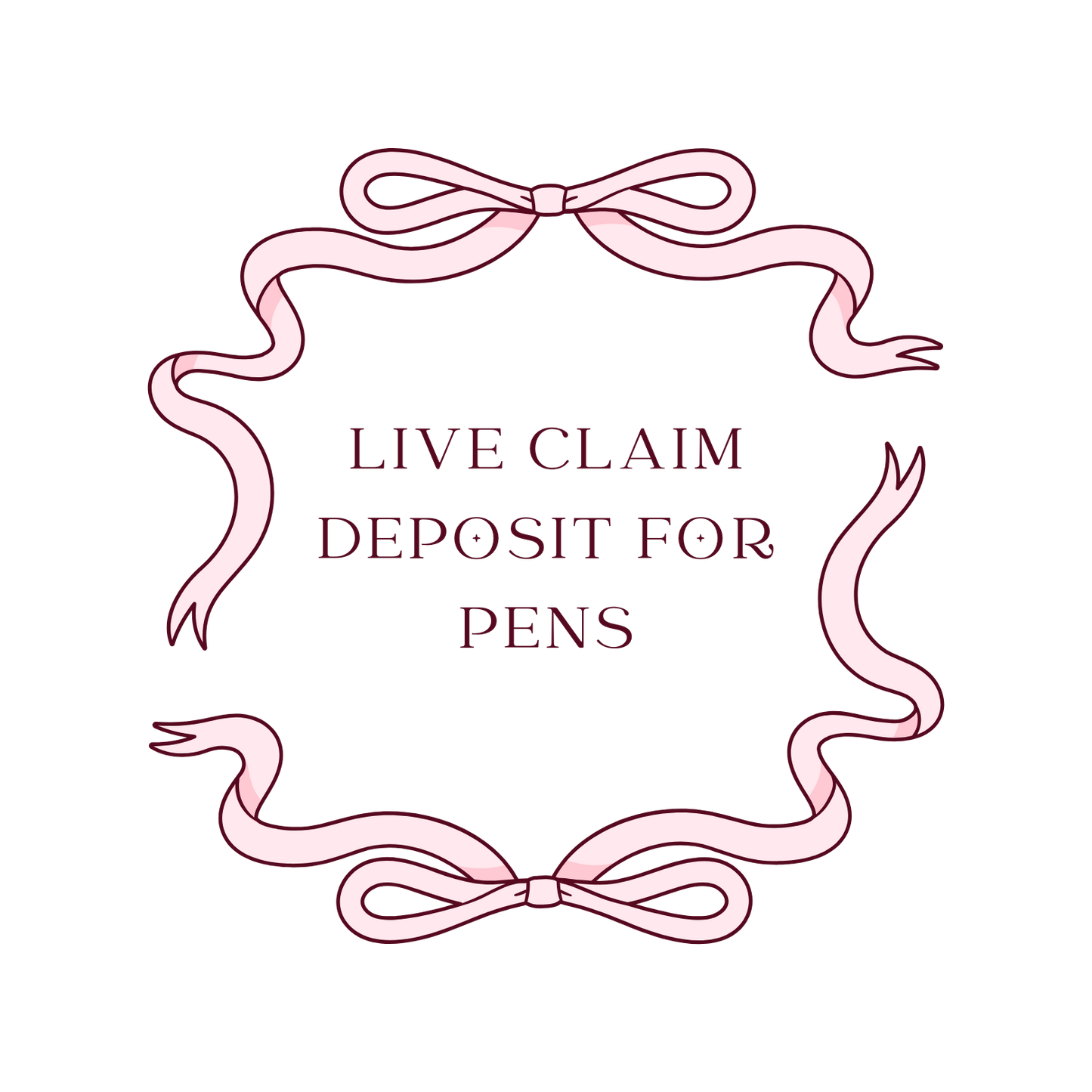 LIVE CLAIM DEPOSIT FOR PENS